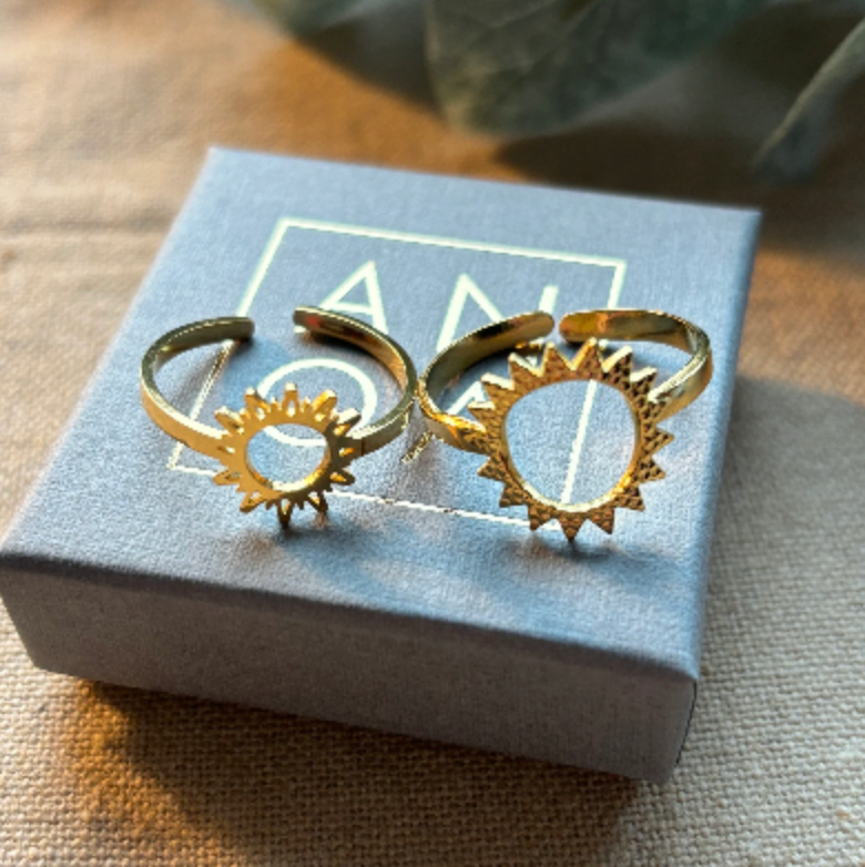 Waterproof Bestseller Sun ring • Gold ring • Dainty Ring • Minimalist Ring • Sun Jewelry • Sunshine jewelry