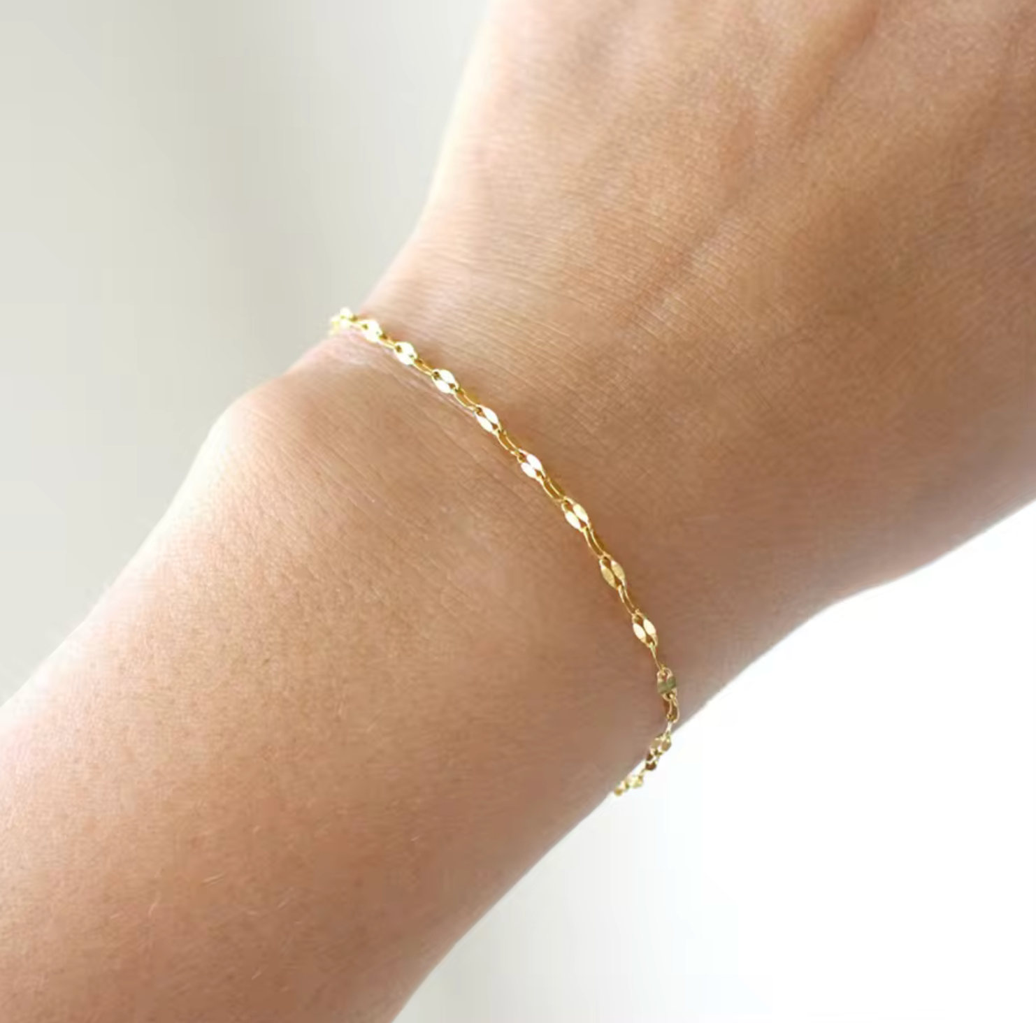 Cute Bracelet • Gold Silver bracelet • stainless steel • waterproof