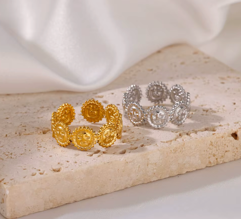 Waterproof Bestseller Sun ring • Gold ring